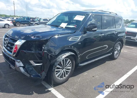 2021 Nissan Armada Sl from USA, damaged, VIN JN8AY2BA7M9371239